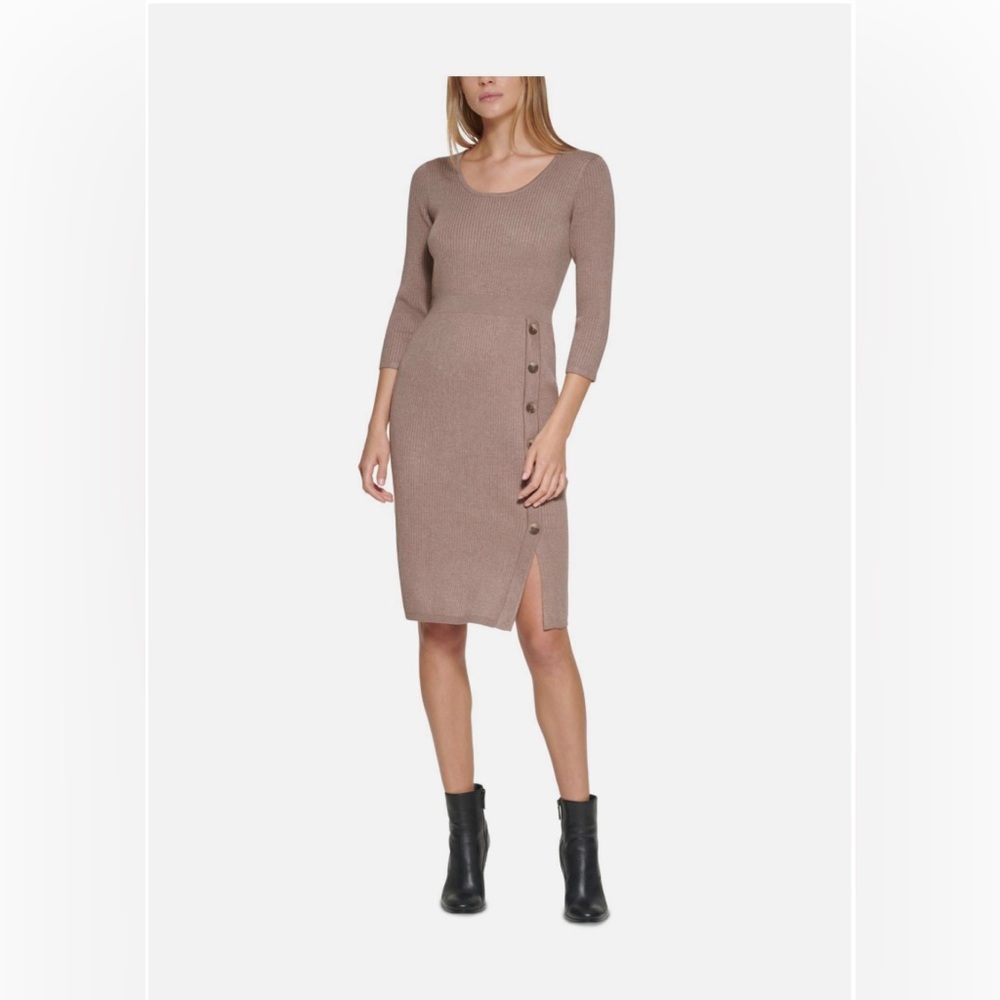 Calvin Klein ribbed sweater dress